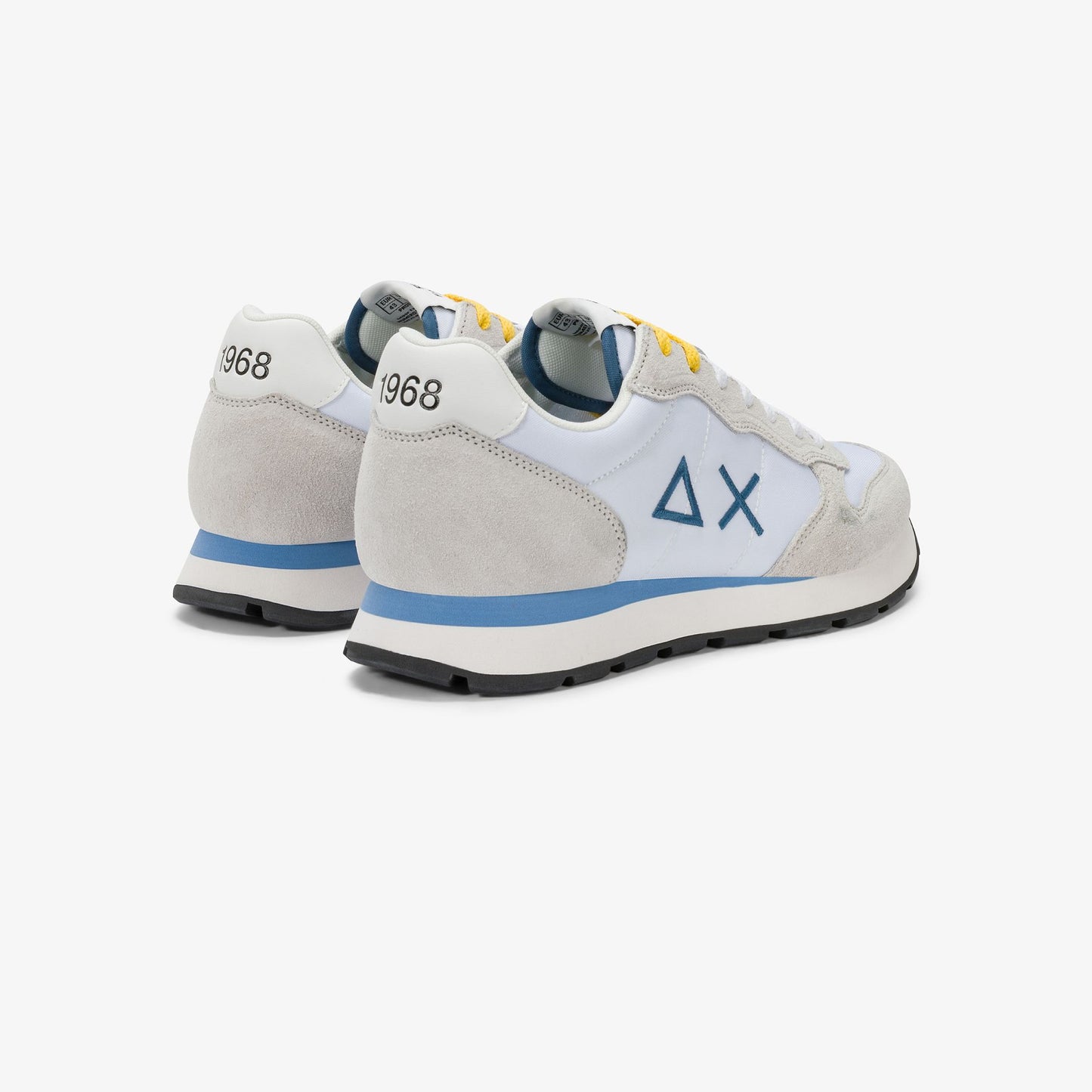 Sneaker Tom in nylon e suede bianco