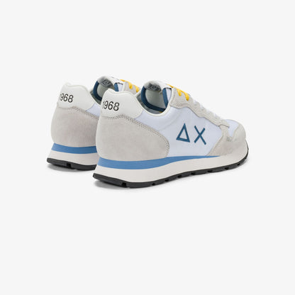 Sneaker Tom in nylon e suede bianco