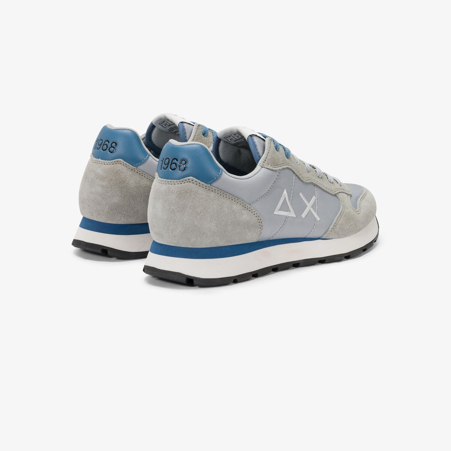 Sneaker Tom in nylon e suede grigio chiaro