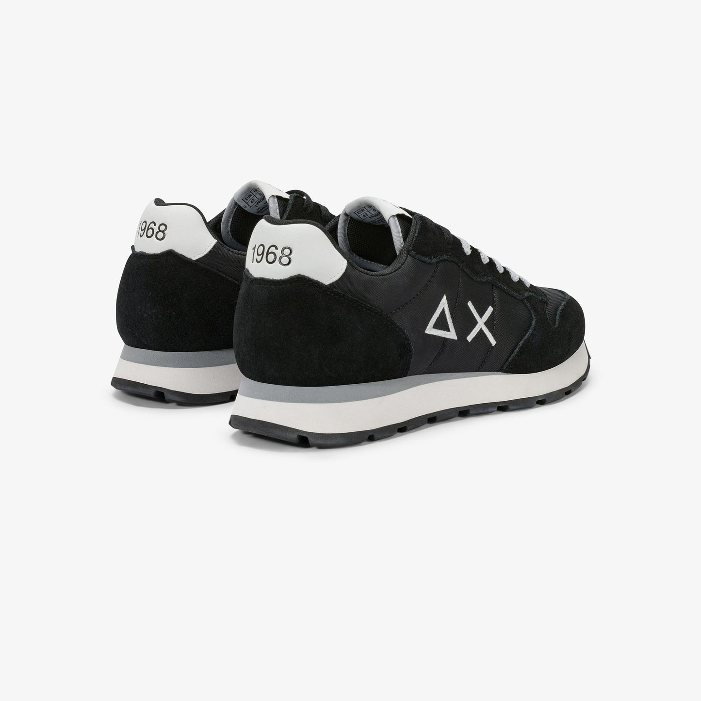 Sneaker Tom in nylon e suede nero