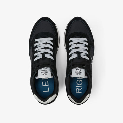 Sneaker Tom in nylon e suede nero