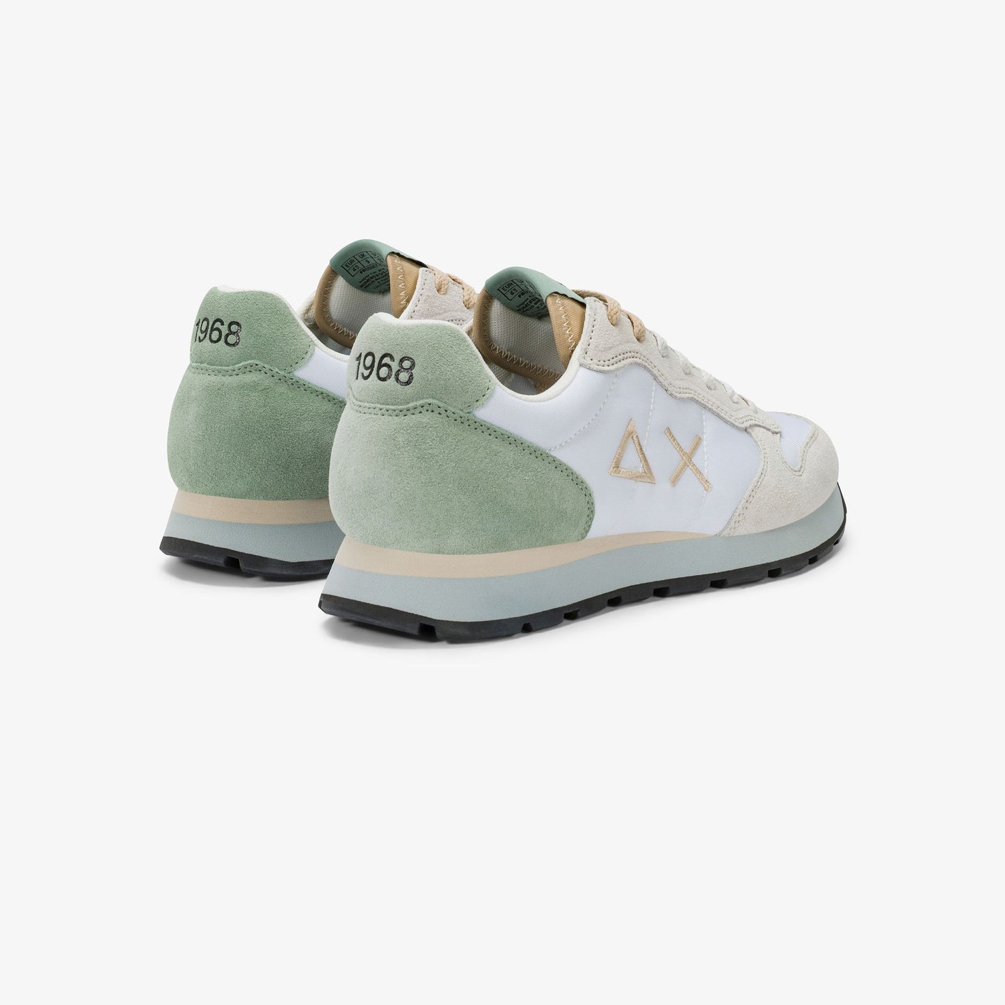 Sneaker Tom Multicolor in nylon e suede bianco