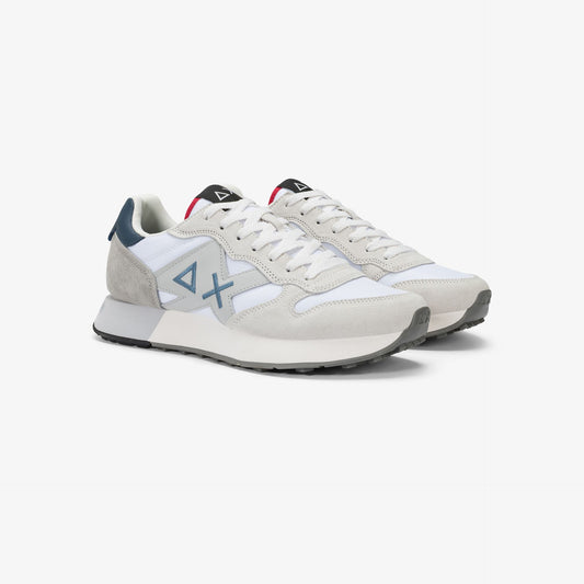 Sneaker Jaki 2.0 Solid in nylon e suede bianco