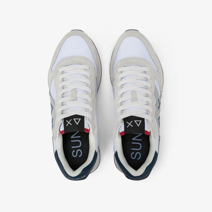 Sneaker Jaki 2.0 Solid in nylon e suede bianco