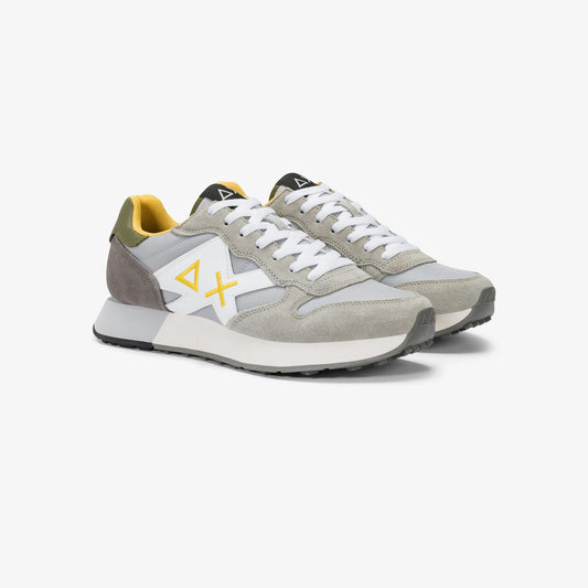 Sneaker Jaki 2.0 Solid in nylon e suede grigio chiaro