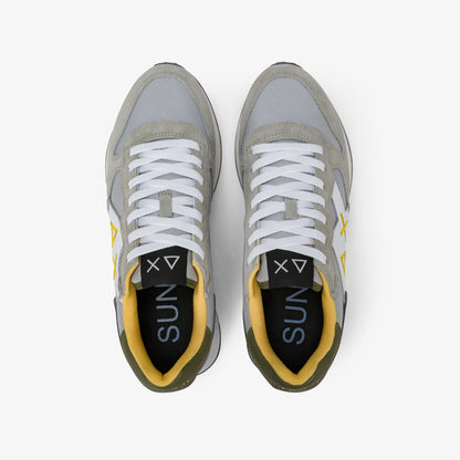 Sneaker Jaki 2.0 Solid in nylon e suede grigio chiaro