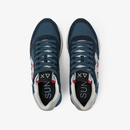 Sneaker Jaki 2.0 Solid in nylon e suede blu navy