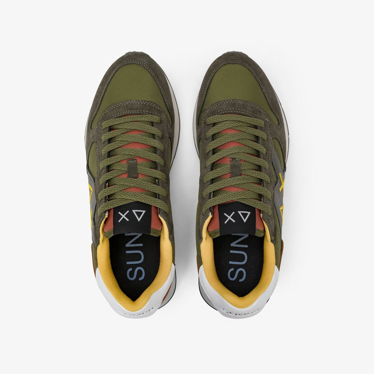 Sneaker Jaki 2.0 Solid in nylon e suede verde militare
