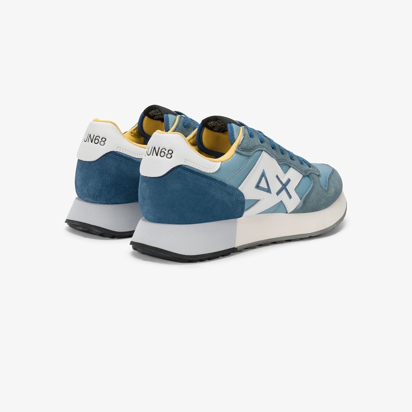 Sneaker Jaki 2.0 Solid in nylon e suede ottanio chiaro