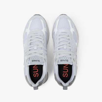 Sneaker Jaki 2.0 Silver in mesh bianco