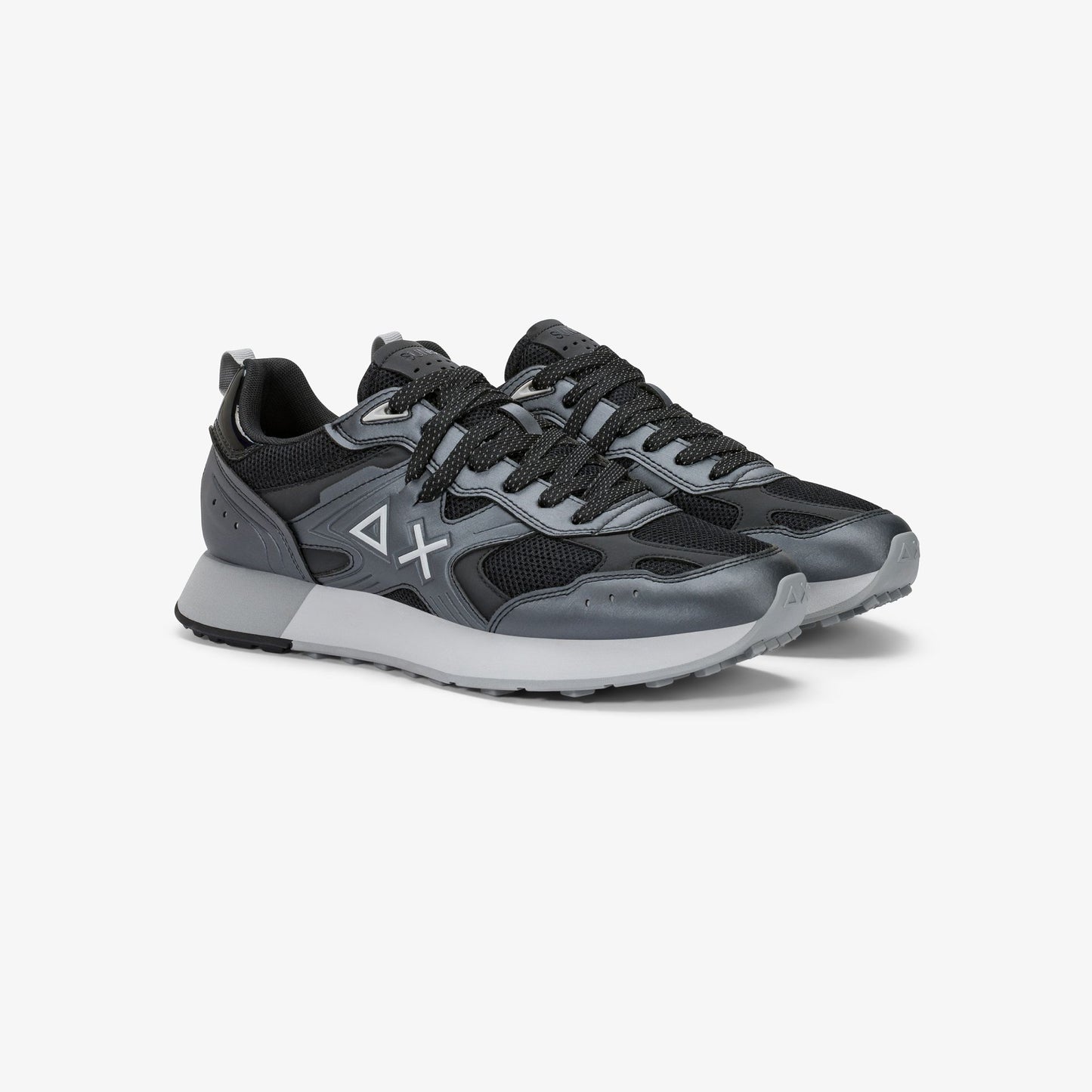 Sneaker Jaki 2.0 Silver in mesh nero