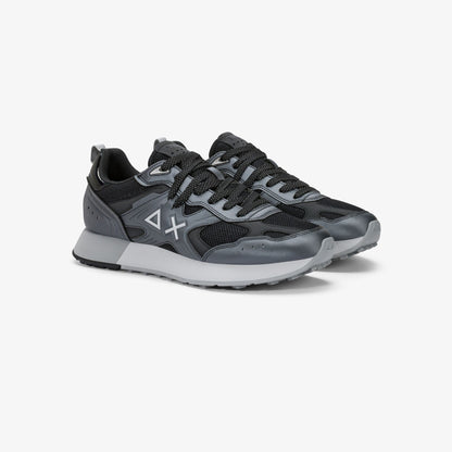 Sneaker Jaki 2.0 Silver in mesh nero