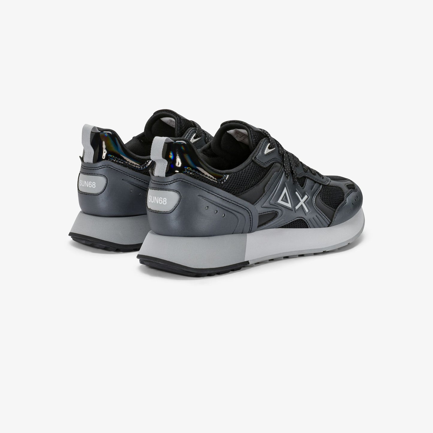Sneaker Jaki 2.0 Silver in mesh nero