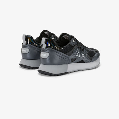 Sneaker Jaki 2.0 Silver in mesh nero