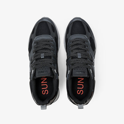 Sneaker Jaki 2.0 Silver in mesh nero