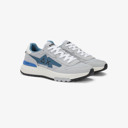 Sneaker Niki 2.0 Solid in nylon e PU grigio chiaro