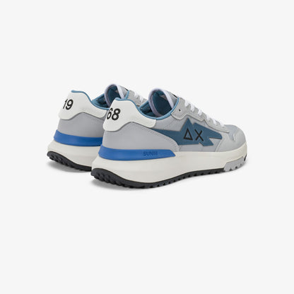 Sneaker Niki 2.0 Solid in nylon e PU grigio chiaro