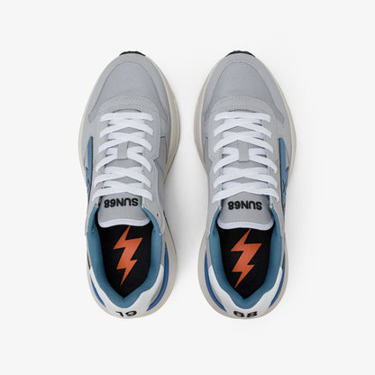 Sneaker Niki 2.0 Solid in nylon e PU grigio chiaro