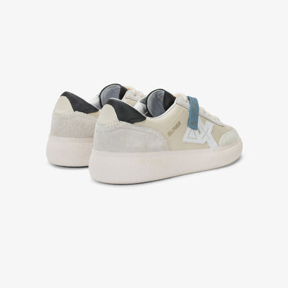 Sneaker Luis in nylon e suede bianco