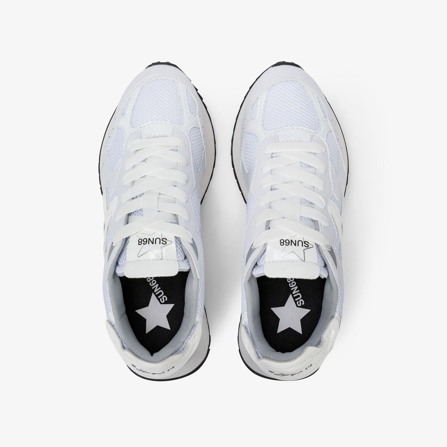 Sneaker Stargirl Silver in mesh bianco