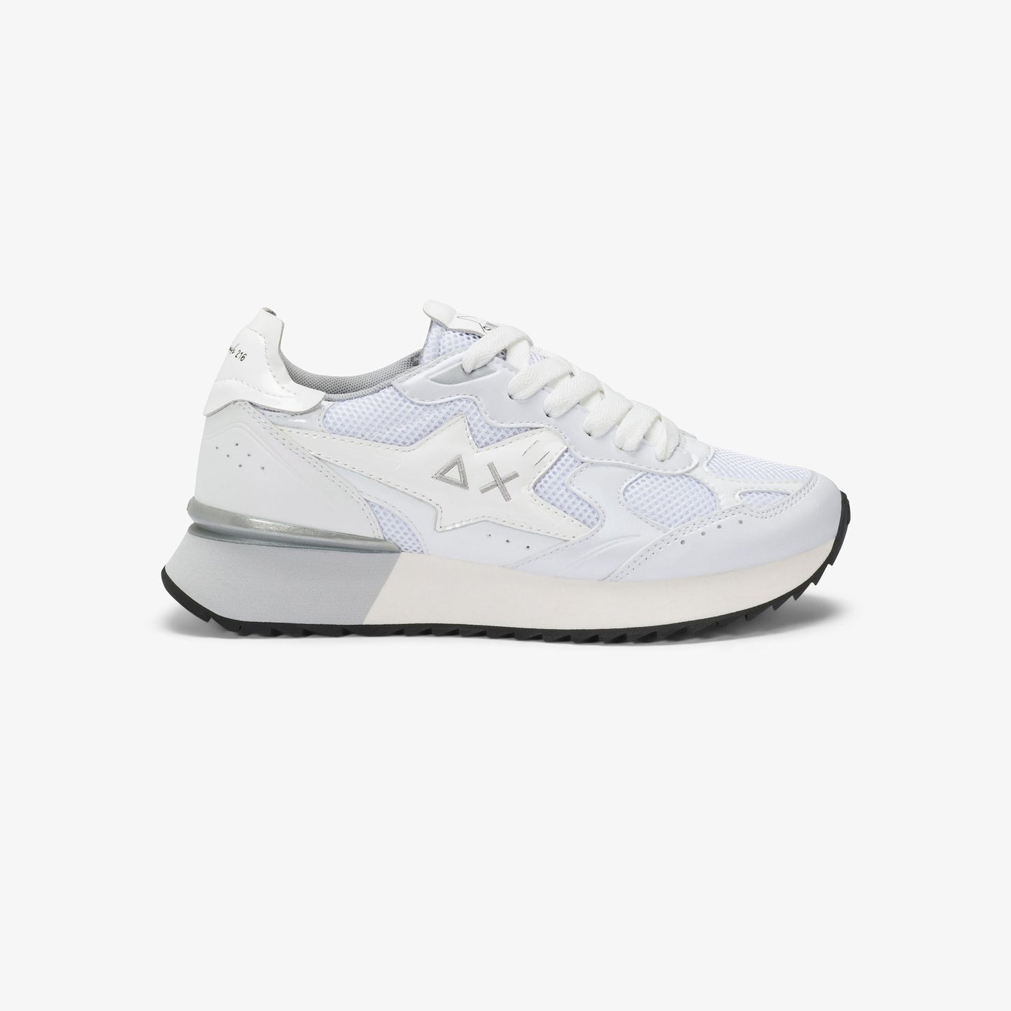Sneaker Stargirl Silver in mesh bianco