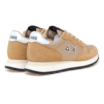 Sneaker Ally Bright in nylon e suede oro