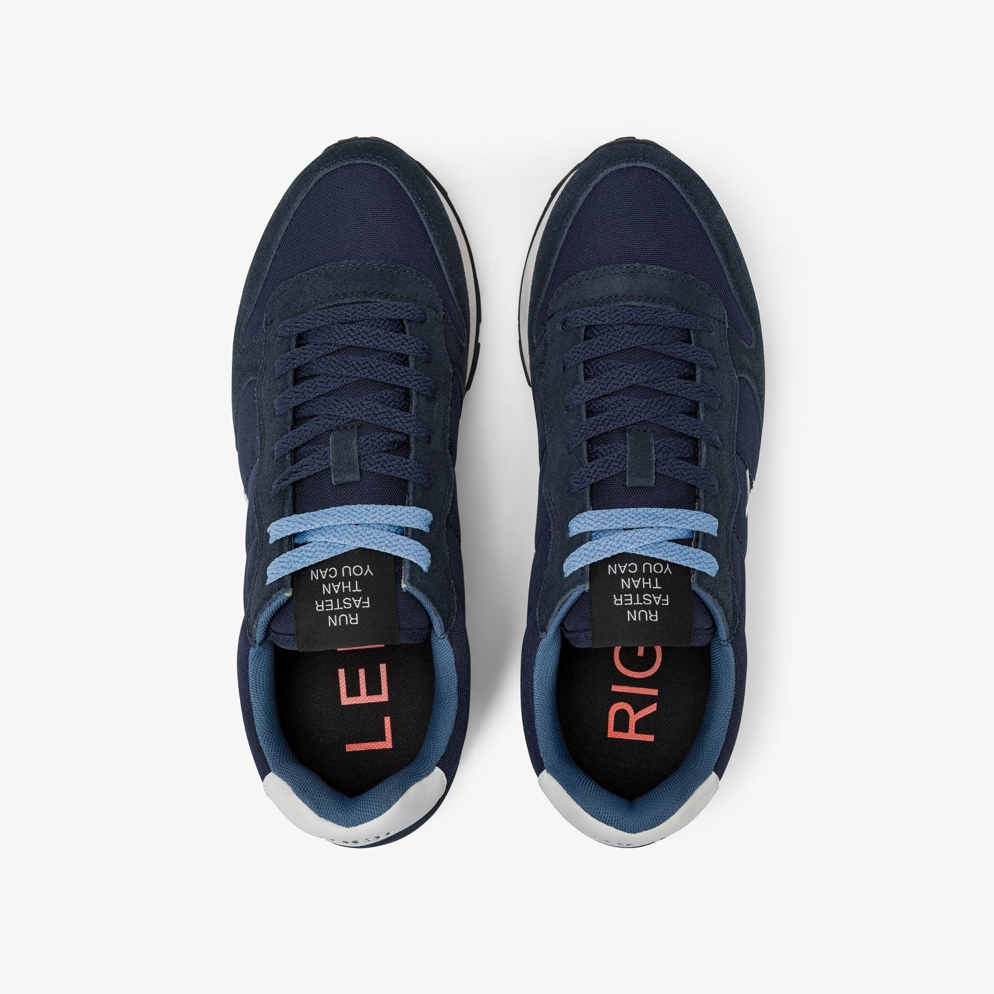 Sneaker Tom in nylon e suede navy blue