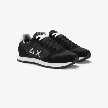 Sneaker Tom in nylon e suede nero