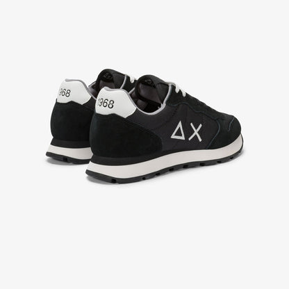 Sneaker Tom in nylon e suede nero