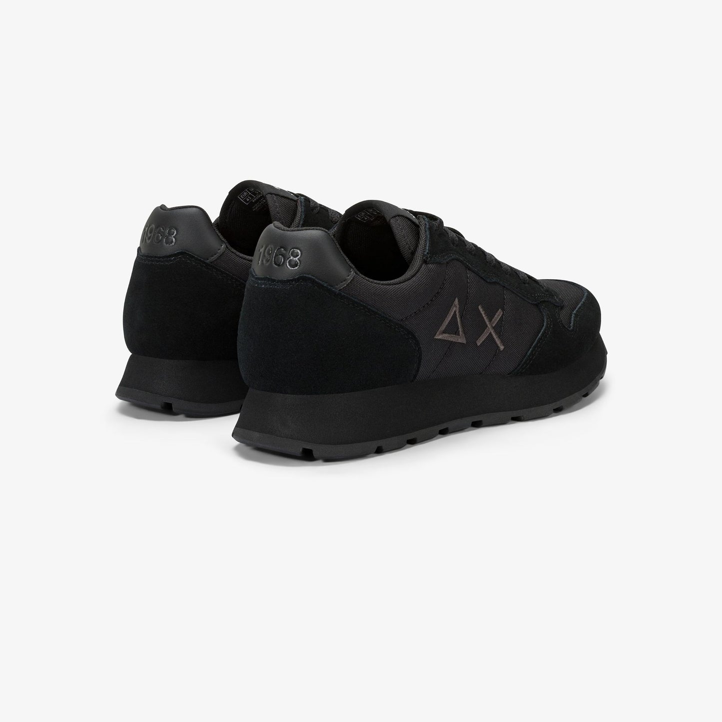 Sneaker Tom in nylon e suede nero/grigio scuro