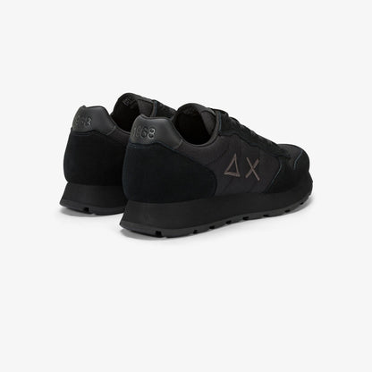 Sneaker Tom in nylon e suede nero/grigio scuro