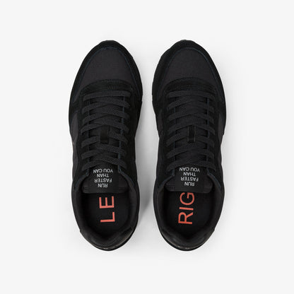 Sneaker Tom in nylon e suede nero/grigio scuro