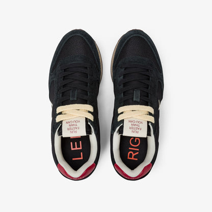 Sneaker Tom Vintage in nylon e suede nero (LIMITED EDITION)