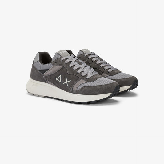 Sneaker Sun Daddy in nylon e suede grigio scuro