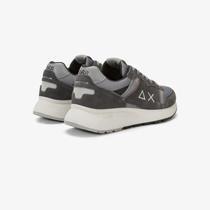 Sneaker Sun Daddy in nylon e suede grigio scuro
