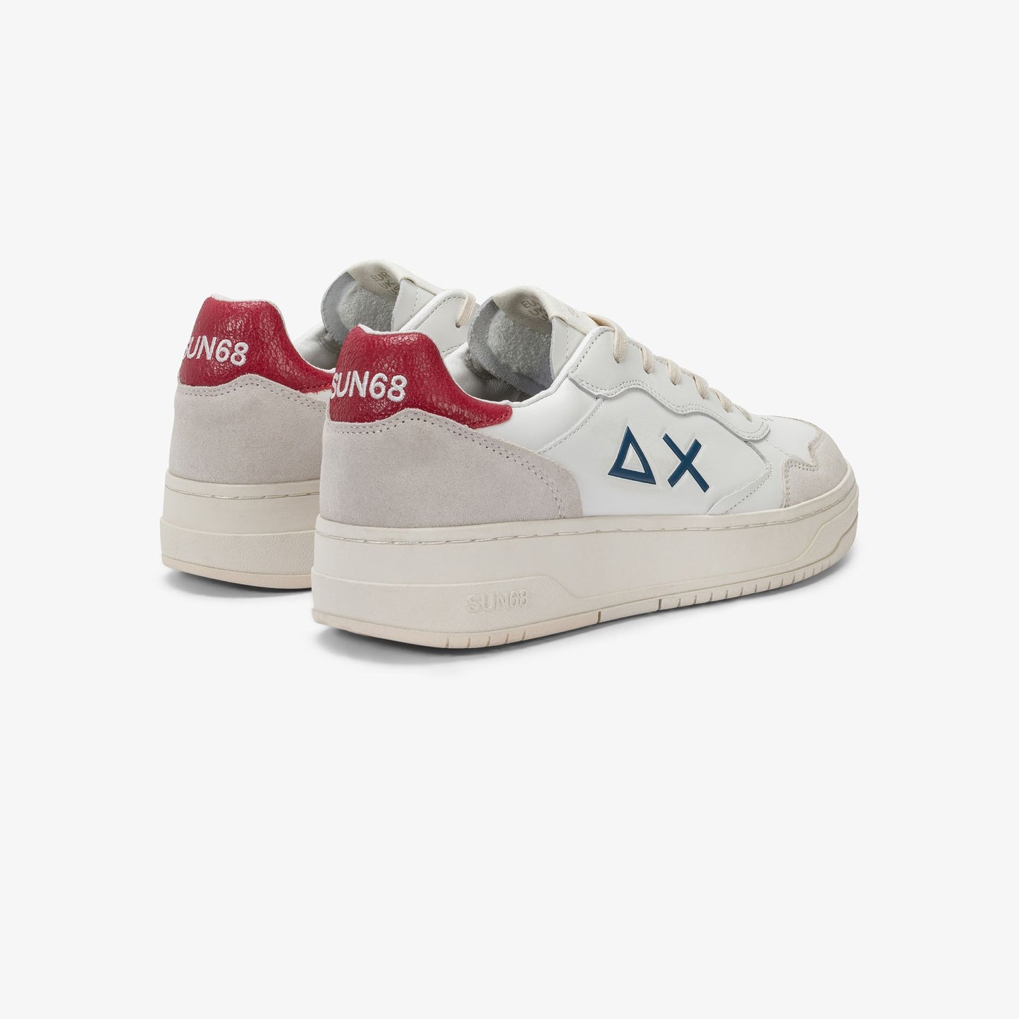 Sneaker Big Basket in pelle bordeaux