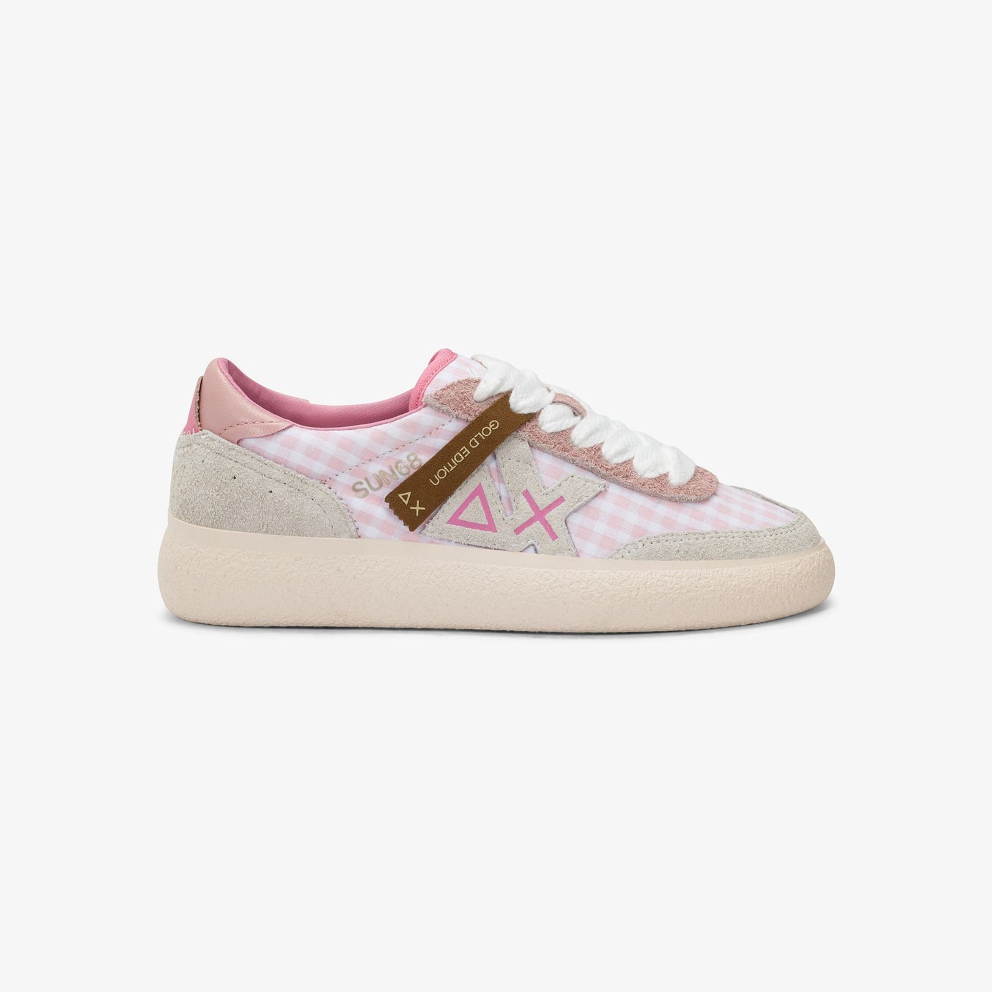 Sneaker Sally in suede rosa