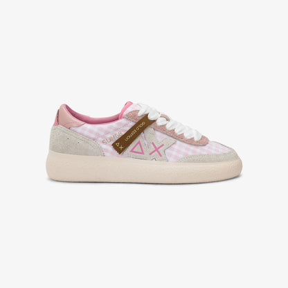 Sneaker Sally in suede rosa
