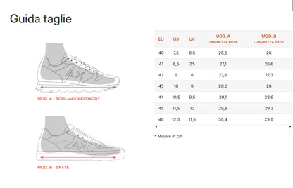 Sneaker Tom in nylon e suede verde militare