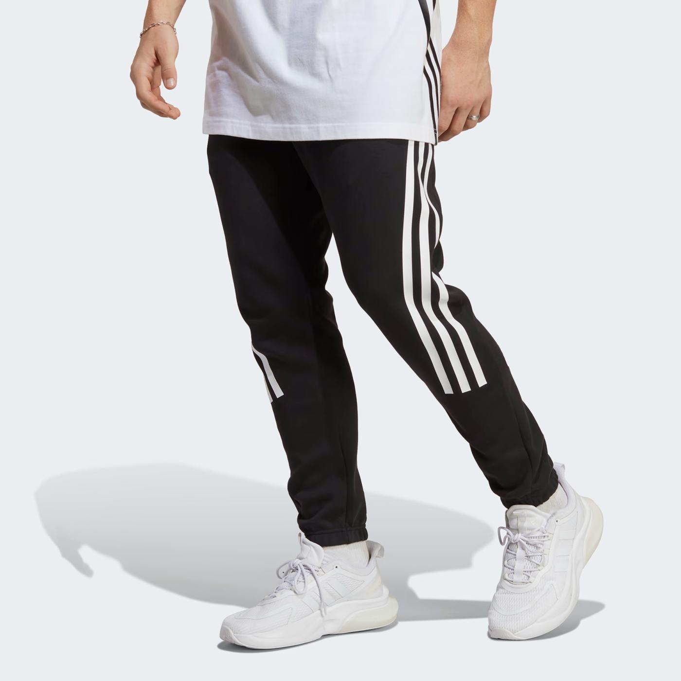 Future Icons 3-Stripes black men's track pants