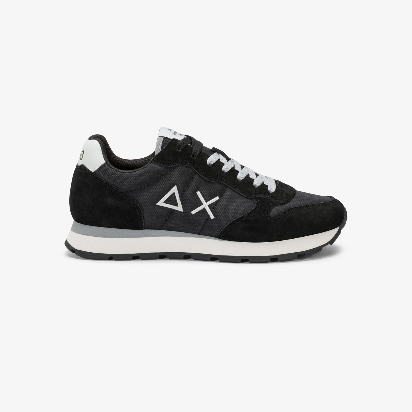 Sneaker Tom in nylon e suede nero