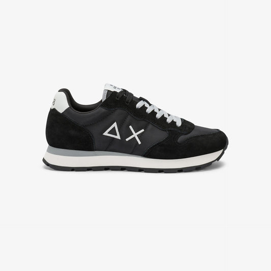 Sneaker Tom in nylon e suede nero