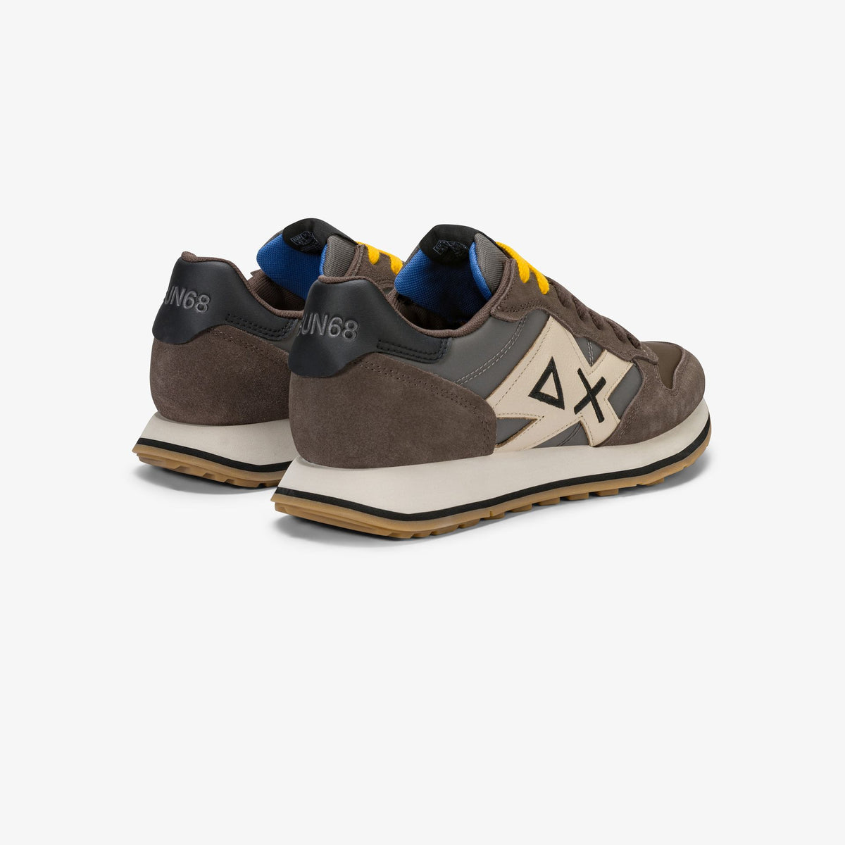Sneaker Jaki 2.0 Bicolor in suede e nylon marrone