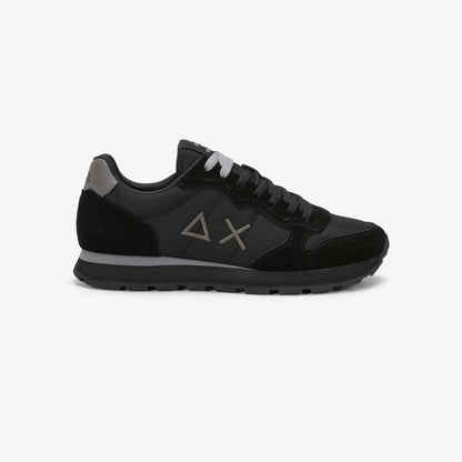 Sneaker Tom in nylon e suede nero/grigio scuro