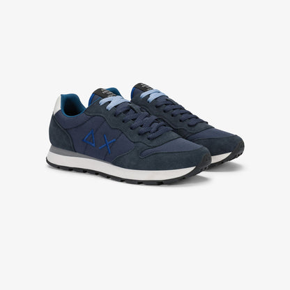 Sneaker Tom in nylon e suede navy blue