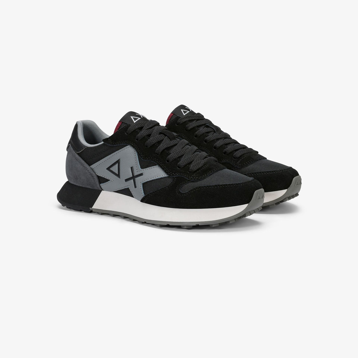 Sneaker Jaki 2.0 Solid in suede e nylon nero