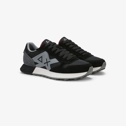 Sneaker Jaki 2.0 Solid in suede e nylon nero