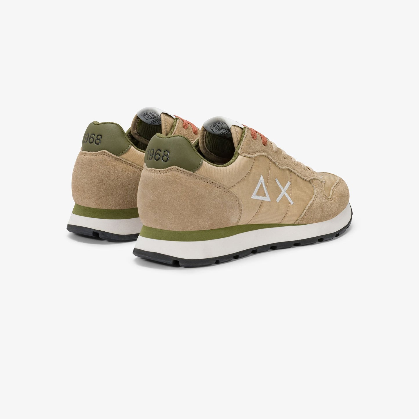 Sneaker Tom in nylon e suede beige