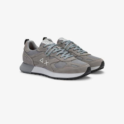 Sneaker Jaki 2.0 Silver in nabuk grigio medio