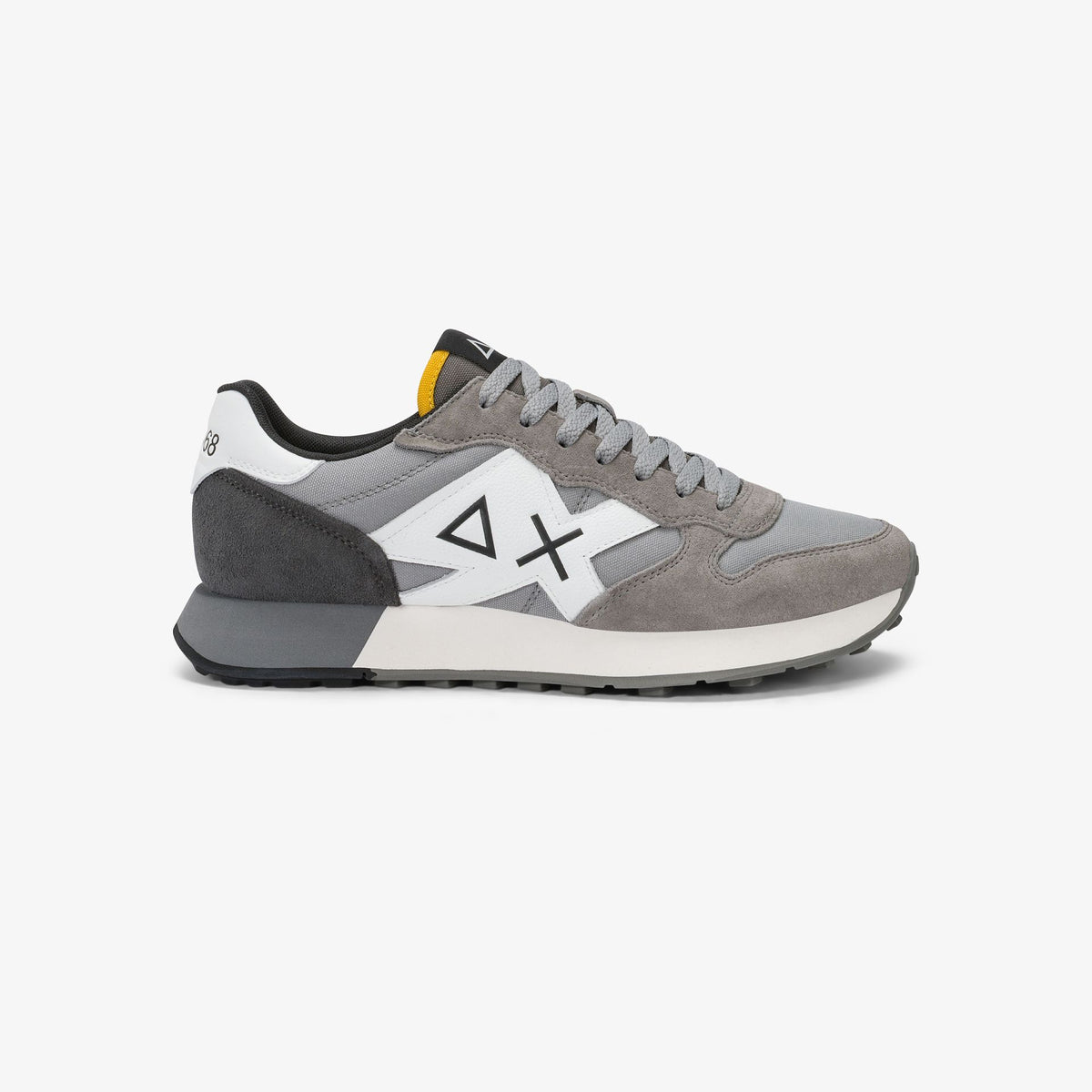 Sneaker Jaki 2.0 Solid in suede e nylon grigio medio